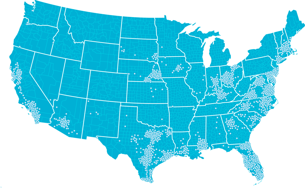 National Service Base Map